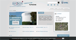 Desktop Screenshot of isfogep.fr