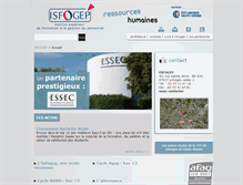 Tablet Screenshot of isfogep.fr
